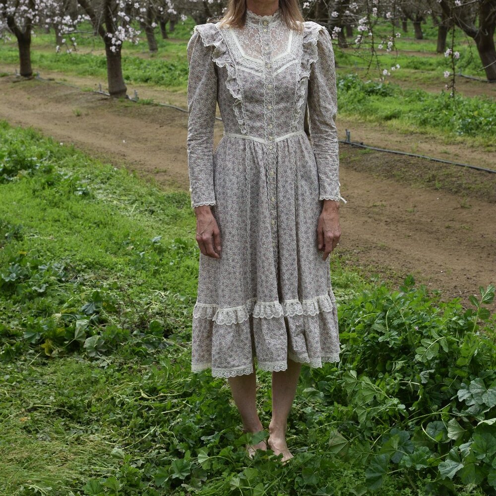Gunne Sax Dress (Cottagecore, Prairie, Floral)